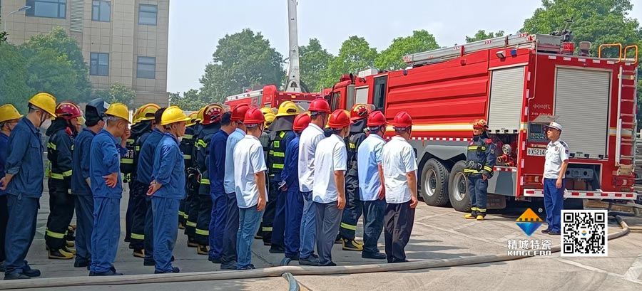 银娱优越会起劲配合消防联合演练，，，，，，，共筑清静生产防地