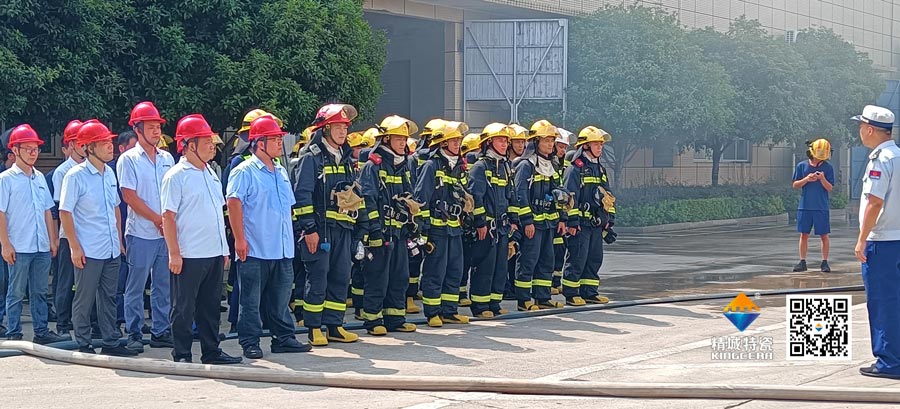 银娱优越会起劲配合消防联合演练，，，，，，，共筑清静生产防地